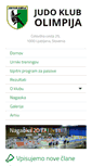Mobile Screenshot of judo-olimpija.com