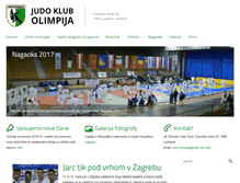 Tablet Screenshot of judo-olimpija.com